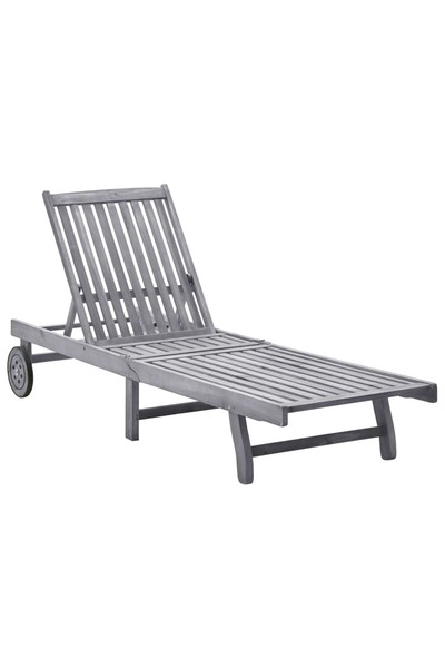 Concept Ξαπλώστρα παραλίας, από μασίφ ξύλο ακακίας