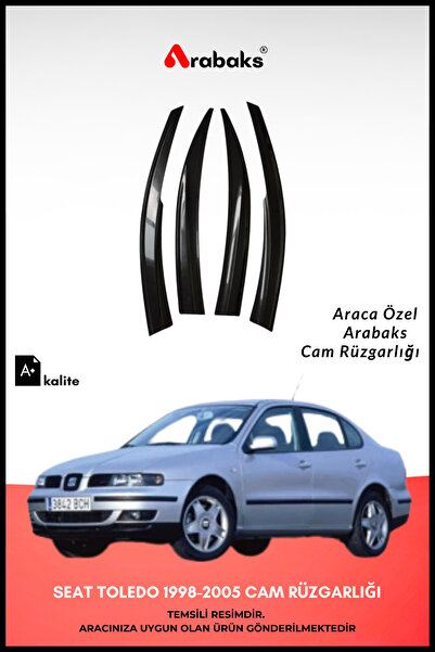 Arabaks Seat Toledo 1998-2005 Cam Rüzgarlığı 4'lü Takım (MUGEN TİP, DAYANIKLI...