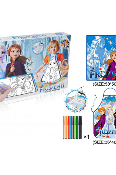Toybox Make It Real - Disney Frozen 2 Fashion Color Filling Textile, Craft Ki...
