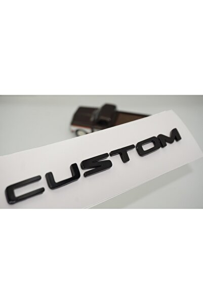 DK Tuning Custom 2014+ Bagaj Siyah Yazı Logo Ford Tourneo ile Uyumlu