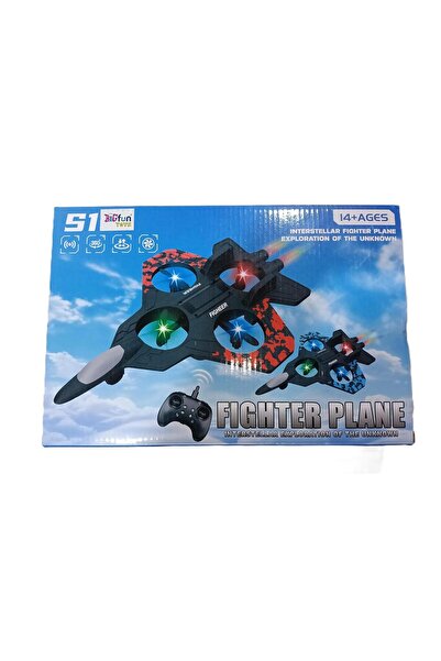Generic Mcfun Toys S1 Fighter Plane, Remote Control, 360° Rotation, LED Light...