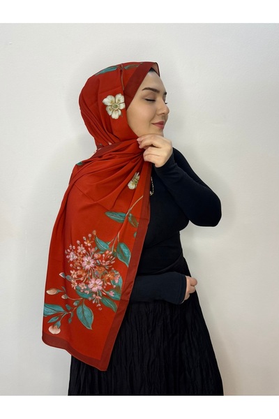 RAŞEL DESİGN Bursa İpeği Floral Şal