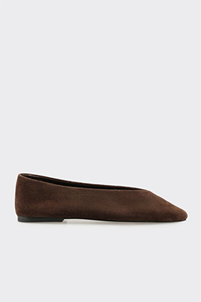 Elle Shoes Kahve Deri Kadın Günlük Ayakkabı