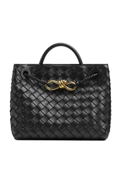 Bottega Veneta Andiamo Top handle bag leather bag with signature knot detail ...