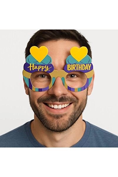 online kapsulavm avm alışveriş Cupcake Themed Birthday Colorful Cardboard Hap...