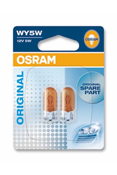 Osram Set de 2 becuri auto cu halogen originale WY5W 5W 12V 2827-02B
