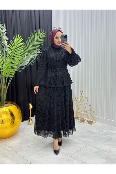 MyZesa Φλοκ Διπλό σετ λουλουδιών (κάτω και επάνω μέρος) με επένδυση