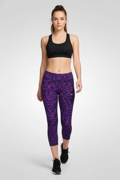 Nike Women Sportswear Fit Running Capri Tights, Multicolor