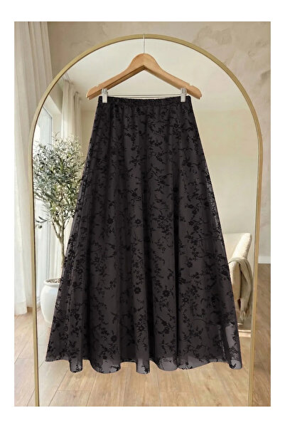 MyZesa Flokk floral cu căptușeală Pachet de curea tul Fuste