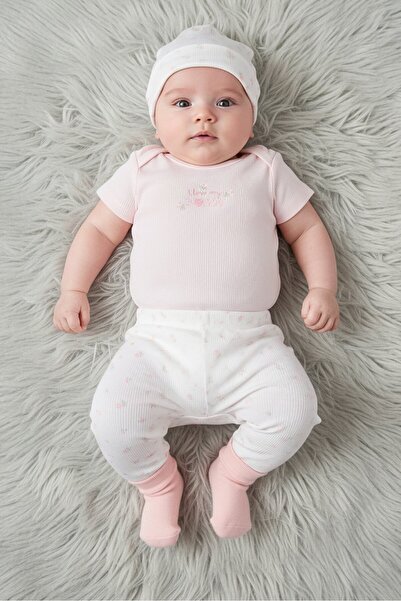 Rock A Bye Baby Boutique طقم بودي سوت مطبوع للبنات الصغيرات - 10 قطع، باللون ...