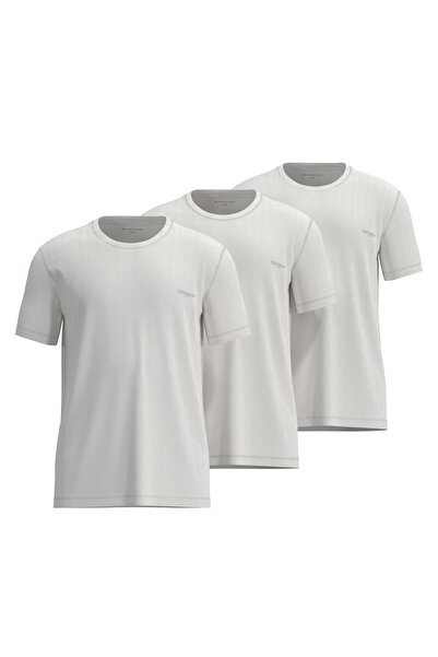 Tom Tailor Herren T-Shirt, 3er Pack - Rundhals, Kurzarm, Single Jersey, Baumw...