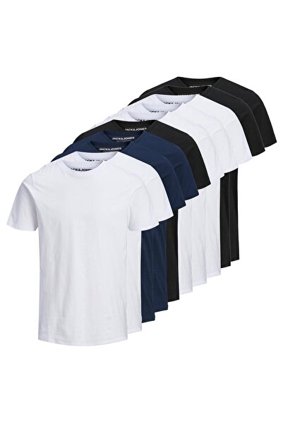 Jack & Jones JACK&JONES Herren T-Shirt, 10er Pack - JJEORGANIC BASIC TEE O-NE...