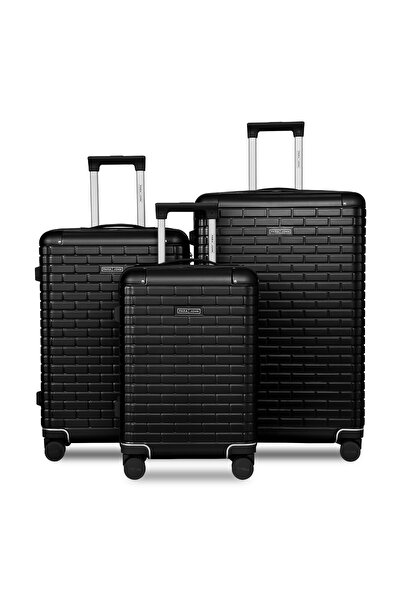 PARAJOHN Para John 3-Piece PC Luggage Set 20/24/28" 8-Wheel Spinner Suitcase ...