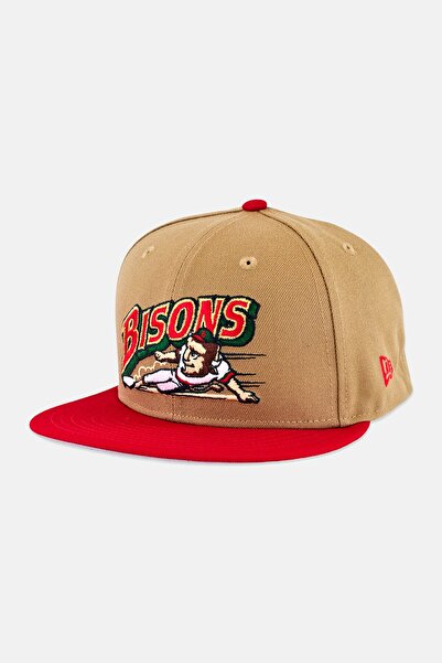 NEW ERA x MLB Men Buffalo Bisons Fitted Cap, Tan