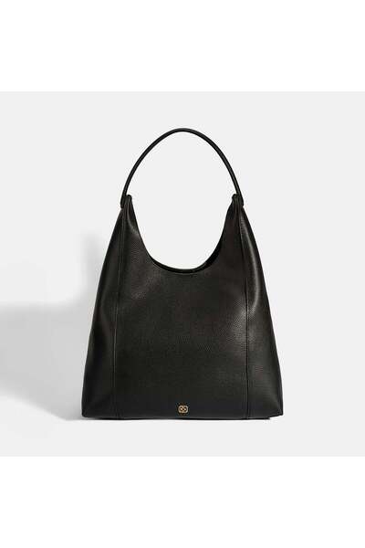 Desa Kadın Siyah Deri Omuz Çantası