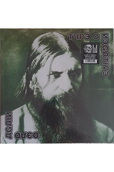 Type O Negative - Dead Again ( CLEAR with GREEN/WHITE/BLACK SPLATTER )