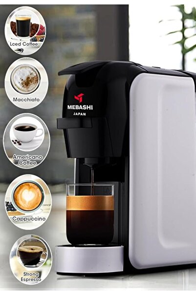 MEBASHI 3 in 1 Coffee Machine with Coffee Capsule