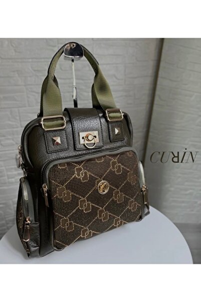 KAREN Kadın Çok Amaçlı Sırt Çantası – Omuz ve El Kullanımlı,Haki