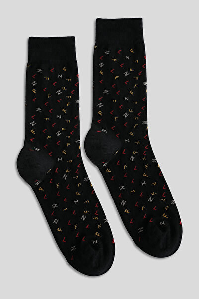 Lufian Ανδρικές κάλτσες Peter Μαύρες