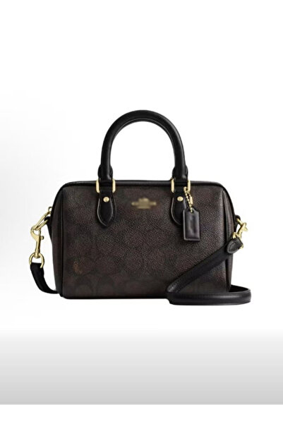 COACHOU Quilted leather shoulder bag official document leisure handbag