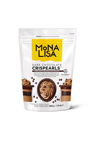 Callebaut Crispearls Bitter 800 GR (Mona Lisa) – Çıtır Çikolata İnci Pasta ve...