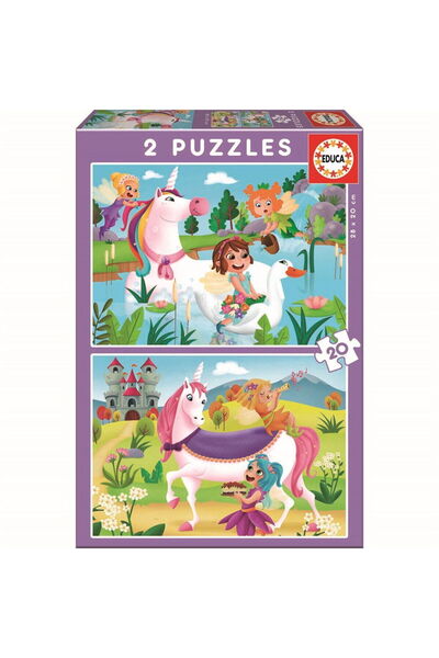 EDUCA Μονόκεροι και Νεράιδες 2x20 τεμάχια (80-18064)