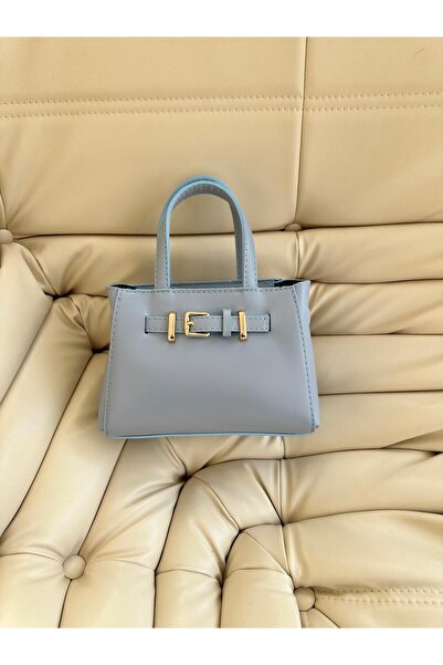 minebag Belt Detail Mini Nadia Women Crossbody Bag Blue