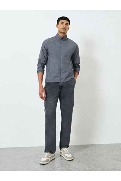 Styli Men Grey Long Sleeve Jacket