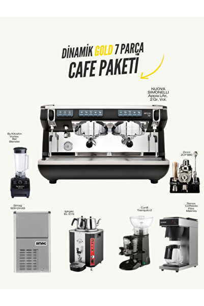 La Cimbali Dinamik Platinum 7 Parça Cafe Kurulum Paketi – Endüstriyel Espress...