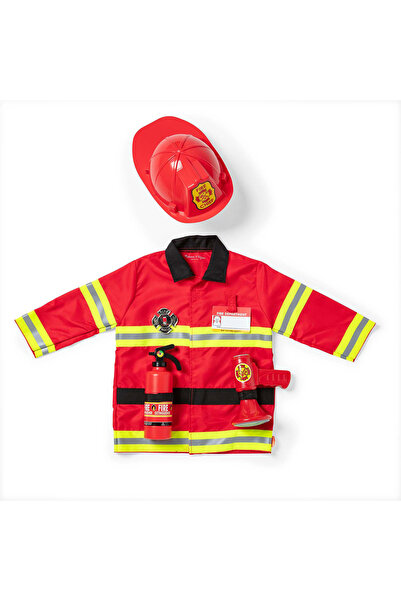 Melissa & Doug Role Play Costume Set Fire Chief (806047)