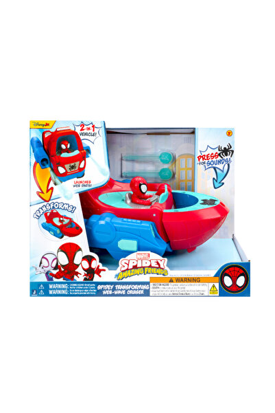Disney Spidey Transforming Web-Wave Cruiser (SNF0379)