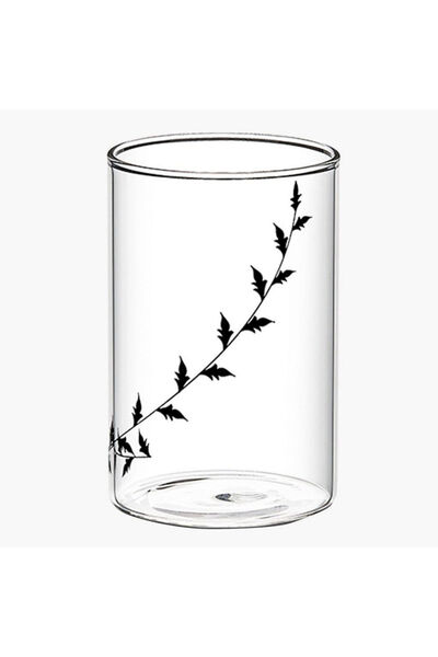 Home Box طقم نظارات بوروسيل مكون من 6 قطع مع غطاء أسود - 295 مل