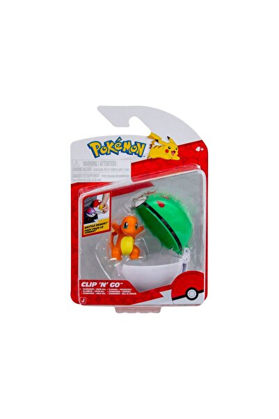 Pokémon Pokemon Clip N Go Charmander με Μπάλα Φίλων (PKW4162)