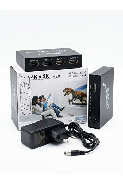Redline FULLY MULTİBOX HDMI-104 1080İ-1080P 3D 1X4 PORT HDMI 1.4V DAĞITICI SP...