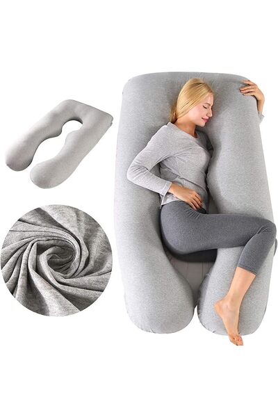 Arabest Pregnancy Pillow, U-Shaped Full Body Pillow Maternity Pillows, Pregna...