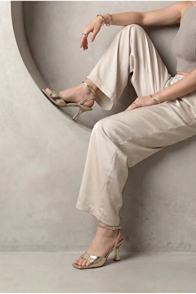 Les Chatelets Nuit Éternelle Tocuri cu Toc Auriu sandale |   cu legare la gle...