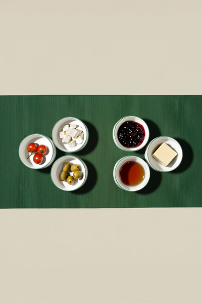 Nehir Leafy Garden 6 Piece Ceramic Bowl Set