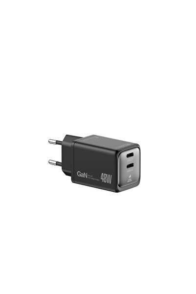 İBERRY Hİ48C COMPACT EFFICIENT & HI TECH GaN 48W SEYAHAT HIZLI ŞARJ ALETİ USB C + USB C