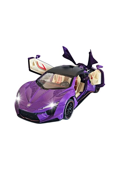 OEM Masina metalica tip Lykan Hypercar,Sunete,Lumini Usile mobile,Claxon,Pull...