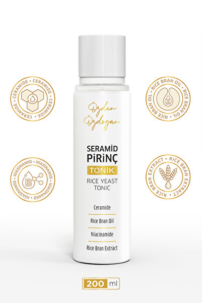 ÖZDEN ÖZDOĞAN Pirinç Mayası Tonik – Ceramide & Niacinamide İçeren Aydınlatıcı...