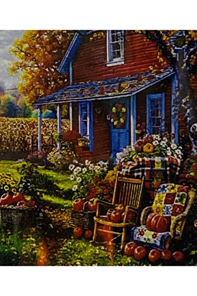 EleganTShoP 5D Yapışan Boncuk Mozaik Tablo 30*40 cm XQH91549