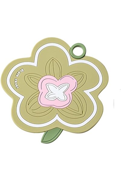 Arabest Green Flower-Shaped Silicone Bathtub Drain Cover