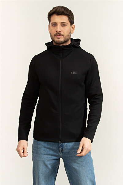 BOSS Sw Tour Hd Fz Erkek Fermuarlı Sweatshirt