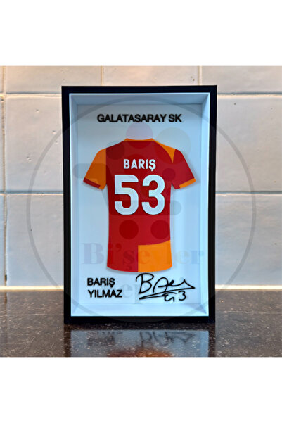 Bi'şeyler Sepeti Barış Alper Yılmaz - Galatasaray SK - Forma İmzalı Çerçeve H...