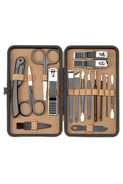 OEM Set profesional de manichiură 16 piese cu etui