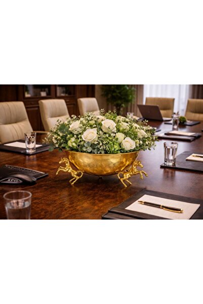 PEUR RIDER SHOP Luxury Gold Horse Decorative Vase – Large Size Premium Tablet...