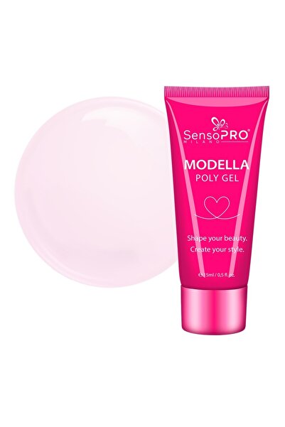 SensoPRO Milano Polygel MODELLA - Pink Puff, 15ml
