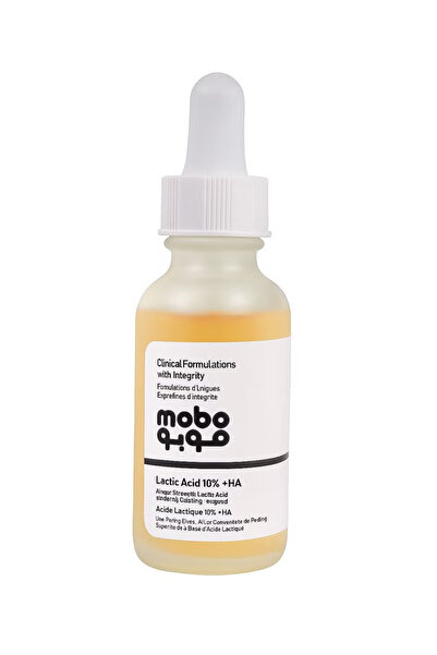 MOBO Lactic Acid 10% + HA 2% 30 ml, Clear