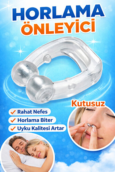 MixmioLife Horlama Önleyici Silikon Burun Aparatı Uyku Destekli,KUTUSUZ