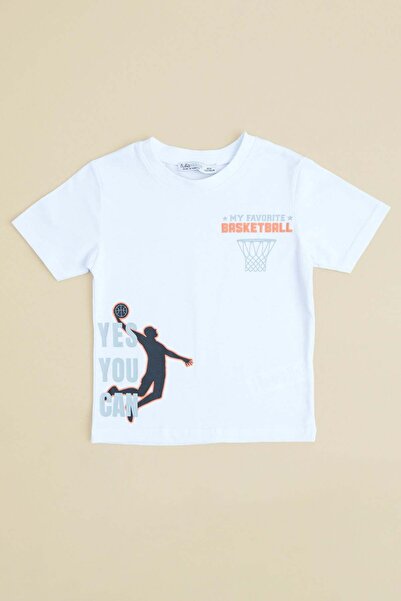 Fulla Moda Tricoul meu preferat de baschet cu imprimeu pentru băieți